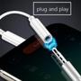 Imagem de Adaptador Tipo-C Para P2 Fone de Ouvido Universal Para Todos os Modelos Celular Smartphone Com Chip DAC Integrado