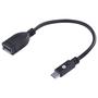 Imagem de Adaptador tipo c x usb 2.0 fêmea função otg - conexão com smartphones - acotgu-20cm - VINIK