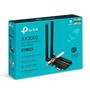 Imagem de Adaptador TP-Link PCI E-Express TX50E Wi-FI 6 AX3000 com Bluetooth 5.0, Dual Band, 2x Antenas - TX50