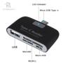 Imagem de Adaptador Type-C Card Reader E Usb Smart 4 Em 1 Pra Celular