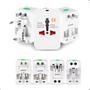 Imagem de Adaptador Universal Compacto com Capa para Viagens Internacionais