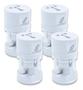 Imagem de Adaptador Universal De Tomadas Viagem Internacional Kit com 4 Unidades