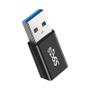 Imagem de Adaptador USB 3.0 Ângulo Reto 10Gbps - NNBILI - Macho para Fêmea
