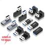 Imagem de Adaptador USB 3.0 Ângulo Reto 10Gbps - NNBILI - Macho para Fêmea