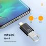 Imagem de Adaptador USB 3.0 OTG para Tipo C - Carregamento Rápido 10A - Xiaomi, Samsung e Laptops