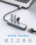 Imagem de Adaptador USB 3.0 para Ethernet ABLEWE - Hub USB 3.0 com 3 Portas