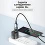 Imagem de Adaptador USB 3.0 Tipo C OTG Essager - Conversor USB A para Micro/Tipo C para Macbook e Laptops