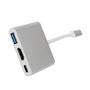 Imagem de Adaptador Usb 3.1 Tipo C Thunderbolt 3.0 X Hdmi Usb 3 Tipo C - Jpcell