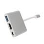 Imagem de Adaptador Usb 3.1 Tipo C Thunderbolt 3.0 X Hdmi Usb 3 Tipo C