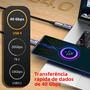 Imagem de Adaptador USB-C 100W - 40Gbps - Carregamento Rápido e Conversor OTG para 8K