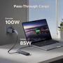Imagem de Adaptador Usb C 3.2 E Usb-A 3.2 Hub 10Gbps Gen2 Dock Station