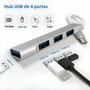 Imagem de Adaptador USB-C para 4 Portas USB 3.1 - Hub Multidivisor para Xiaomi e Lenovo