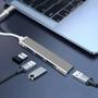 Imagem de Adaptador Usb C Para 4 Saídas Usb 3.0 Notebook / Macbook