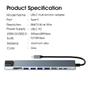 Imagem de Adaptador USB-C para Ethernet e HDMI - Hub 10 em 1 com PD de 100W