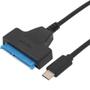 Imagem de Adaptador USB C para SATA, cabo USB 3.1 tipo C, suporta UASP 6Gbps