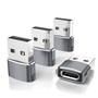 Imagem de Adaptador USB-C para USB-A (4 Unidades) - Elebase