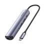 Imagem de Adaptador USB-C Ugreen - Hub 4K 60Hz com HDMI, RJ45, PD e USB 3.0 para Macbook