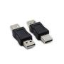 Imagem de Adaptador USB macho para USB macho para USB macho e conversor acoplador