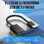 Imagem de Adaptador USB P/ Fone Headset P2 Fone Microfone Vention 15cm