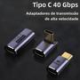 Imagem de Adaptador USB Tipo C 90 Graus - 100W, Carga Rápida e Transferência de Dados PD