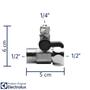 Imagem de Adaptador Válvula Conexão Filtro Purificador de Água com Registro - Electrolux