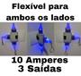 Imagem de Adaptador Versátil Benjamin Bivolt Flexível Com 3 Entradas