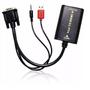 Imagem de Adaptador Vga Para Hdmi Com Audio P2 Cabo Conversor