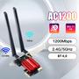 Imagem de Adaptador Wi-Fi 5 AC1200 Dual Band PCIe - Bluetooth 4.0 para Desktop e Notebook