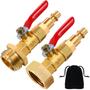 Imagem de Adaptador Winterize Blowout Hotop Brass com 1/4" macho x 3/4" GHT