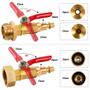 Imagem de Adaptador Winterize Blowout Hotop Brass com 1/4" macho x 3/4" GHT
