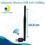 Imagem de Adaptador Wireless Usb 2.4G 150Mbps Kp-Aw156 - Knup Homologação: 20121300160