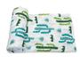 Imagem de ADDISON BELLE  Swaddle Blanket  100% Muslin Cotton Newborn Swaddle for Baby Boy/ Girl  Soft Lightweight Baby Wrap + Receiving Blanket  Unissex  47" x 47" (Cactus Print)