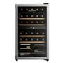 Imagem de Adega Climatizada Brastemp Dual Zone 33 Garrafas com Painel Touch Inox/Preto 127V - BZB33BE