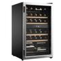 Imagem de Adega Climatizada Brastemp Dual Zone 33 Garrafas com Painel Touch Inox/Preto 127V - BZB33BE