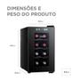 Adega Climatizada de Vinho 8 Garrafas Bivolt Midea Imagem de Adega Climatizada de Vinho 8 Garrafas Bivolt Midea