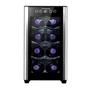 Imagem de Adega de Vinho Climatizada Electrolux 8 garrafas Uma Porta Acabamento em Alumínio (ACB08)