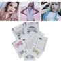 Imagem de Adesivo Autocolante  para Rosto e Olhos: Strass Colorido Stickers Face Jewels Carnaval e Festas - 2 Cartelas Sortidas