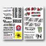 Imagem de Adesivo Autocolante Stickers Automotivos Coleção 1