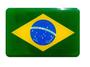 Imagem de Adesivo Bandeira Brasil Carro, Moto, Capacete.resinado 8x5cm