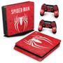 Imagem de Adesivo Compatível PS4 Slim Skin - Spider-Man Bundle D