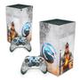Imagem de Adesivo Compatível Xbox Series X Skin - Mortal Kombat 1