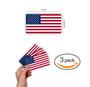 Imagem de Adesivo Crazy4Decals USA American Flag Waterproof