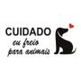 Imagem de Adesivo (cuidado, eu freio p/ animais) (preto) (s/ resina)