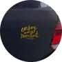 Imagem de Adesivo de Carro Aproveite Cada Momento Enjoy Every Moment - Cor Dourado