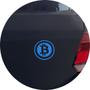 Imagem de Adesivo de Carro Bitcoin Cryptomoeda - Cor Azul Claro