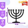 Imagem de Adesivo de Carro Candelabro Menorah Menorá - Cor Marrom