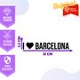 Imagem de Adesivo de Carro Eu Amo Barcelona - I Love Barcelona