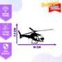 Imagem de Adesivo de Carro Helicóptero - Cor Roxo