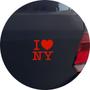 Imagem de Adesivo de Carro New York - I Love NY - Cor Vermelho