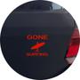 Imagem de Adesivo de Carro Surf Gone Surfing Surfista - Cor Vermelho